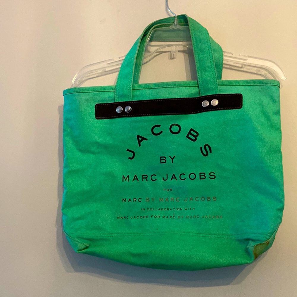 Marc by Marc Jacobs green tote bag